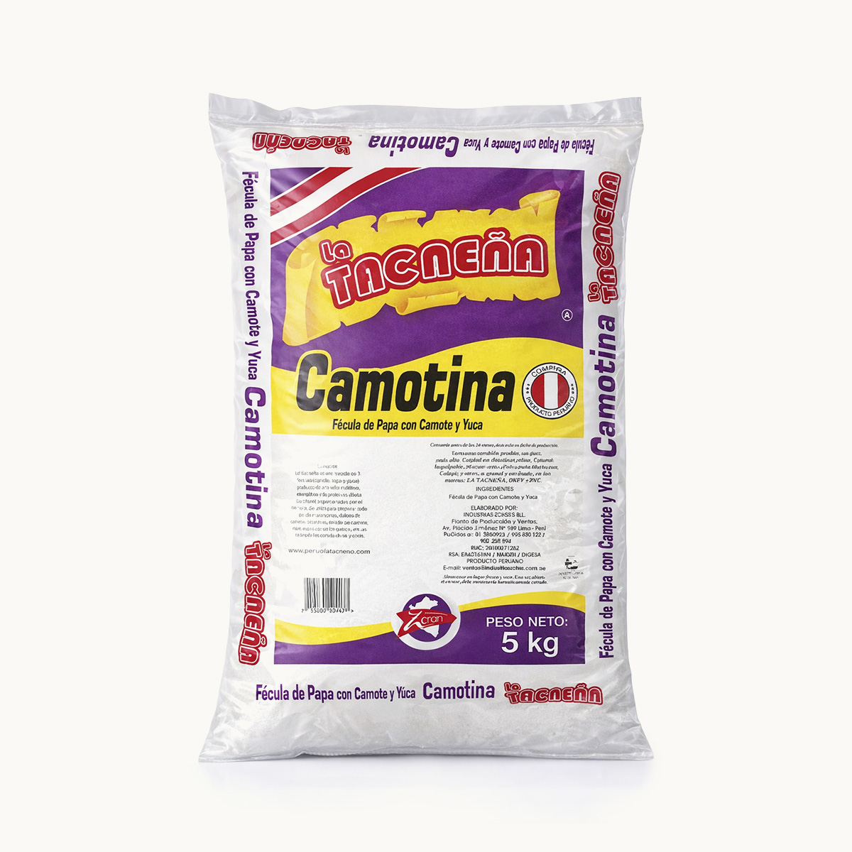 Harina de Camotina La Tacneña 5 kg