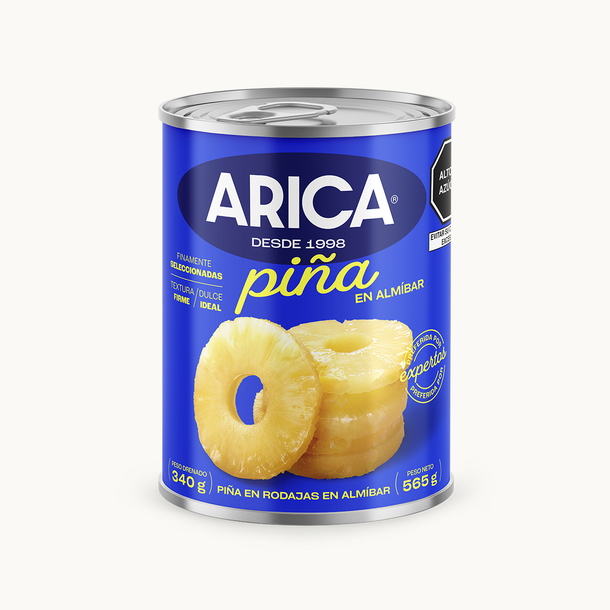 Piña en Rodajas Arica 565 gr RB